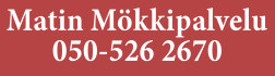 Matin Mökkipalvelu logo
